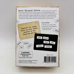 Ransom Notes House Party Edition Game COMPLETE Charty Party 2023 Word Magnets