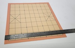 KOREAN CHESS – JANGGI – 장기 – TRADITIONAL KOREAN GAME – STURDY VINYL MAT (L10)
