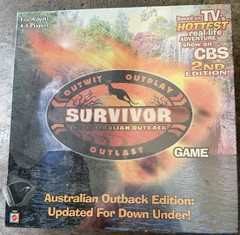 Mattel Survivor: The Australian Outback Board Game Team Play 4-8 Adult 2000