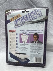TYCO Travel Jeopardy! (1993) Open Box, Alex Trebek