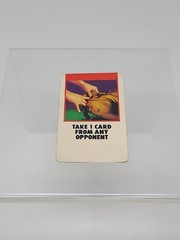Fireball Island 1986 Vintage Original Card – “TAKE 1 CARD FROM ANY OPPONENT”