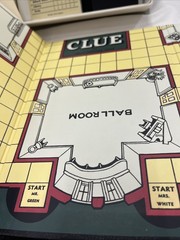 Clue Vintage Bookshelf Edition Deluxe Collectible Linen Book Board Game NEW