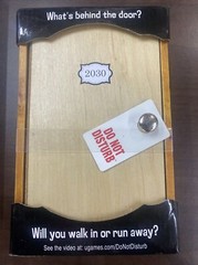 Do Not Disturb Game University Games What’s Behind the Door? 2-6 Players 18+