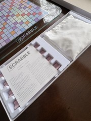 Scrabble AURA Edition Glass Turntable W.S. Game Company Boardgame Box Complete