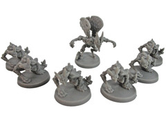 MASSIVE DARKNESS 2: Hellscape 6x GARGOYLE & LEADER Minis & Cards NEW!!