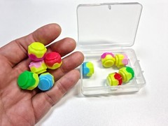 2SET=(Case+10P) x 2 Gonggi Korean traditional Stone Squid Konggi Catching Game