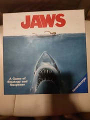 Jaws Board Game Ravensburger Unpunched New Open Box A Game Of Strategy