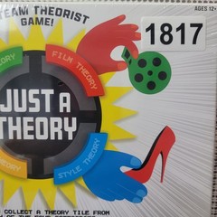 Just A Theory Board Game Team Theorist Ages 12+ New Sealed Allstar Innovations