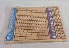 BEAUAM Horse Racing Board Game Wooden Challenge 11 Pieces – New – FREE SHIP