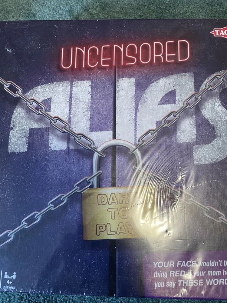 Tactic Toys Party Alias-UNCENSORED – ADULT GAME Ages 18 Years Old And Up-NEW