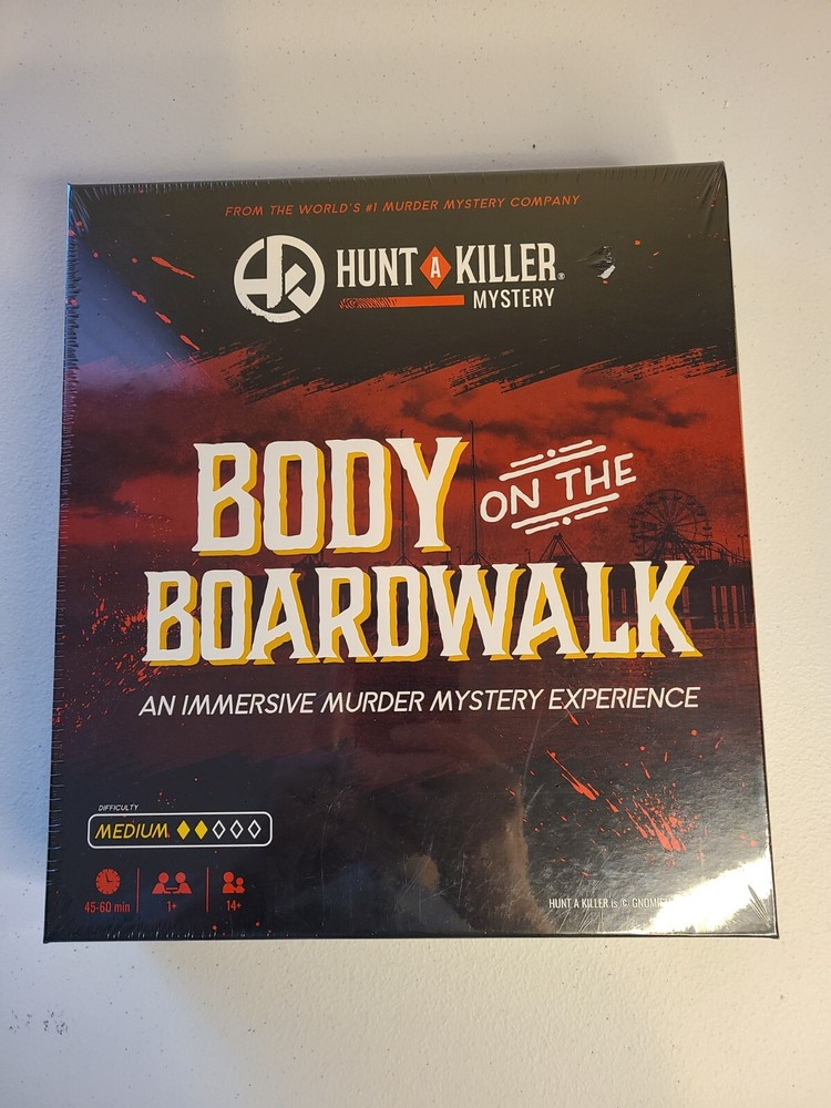 Hunt a Killer Body on the Boardwalk Immersive Murder Mystery Game NEW SEALED