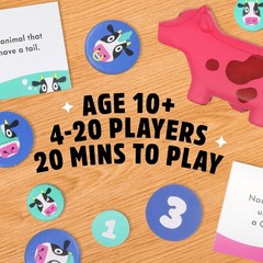 Quick and Hilarious Family Game for 4-20 Players, No Assembly Required