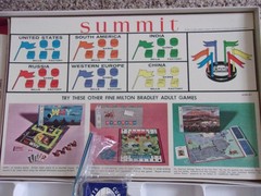 Vintage 1961 Board Game SUMMIT GLOBAL STRATEGY Milton Bradley