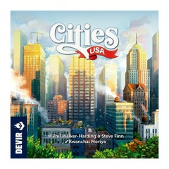 Modern City Building Board Game – Strategy Game for 2-4 Players, Ages 10+, 35 Mi