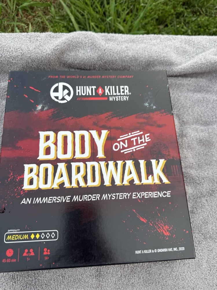 Hunt A Killer Body On The Boardwalk, Immersive Murder Mystery Game