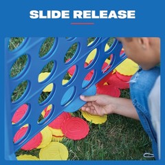 Connect 4 Oversized Edition Game – Giant Classic Four-In-A-Row Family Fun – Indo