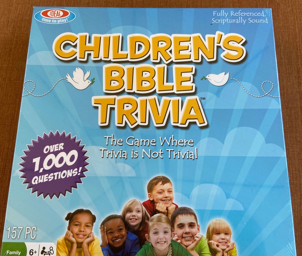 Children’s Bible Trivia Ideal 2011 Edition Question Board Game Sealed New