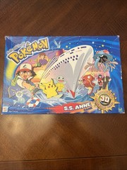 Milton Bradley POKÉMON S.S. Anne Expanding 3D Board Game Incomplete As Is.