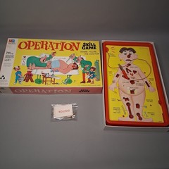 Vintage 1965 Milton Bradley Opperation Game Rare Smoking Doctor AS IS Parts