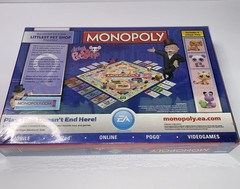 NEW Littlest Pet Shop Monopoly Board Game 2008 LPS 4 Rare Pets *SEALED Dachshund
