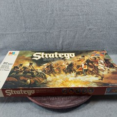 Vintage Milton Bradley Stratego Board Game Ages 10 To Adult Battlefield Strategy