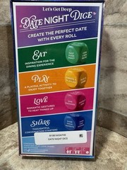 Let’s Get Deep,Date Night Dice,Relatable, Date Night Ideas Adults 18+ New Sealed