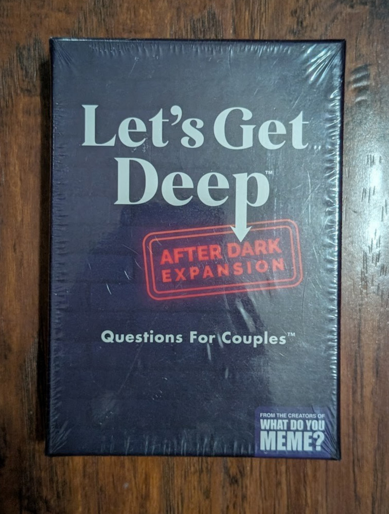 Let’s Get Deep After Dark Expansion: Questions for Couples Adult Party Game NEW