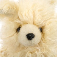 NWT ALPACA TG LONG HAIR BUNNIES BEIGE STUFFED ANIMAL TOY SIZE OS $50