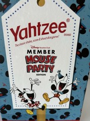 Yahtzee Disney Vacation Club Member Mouse Party 🎲Super Rare