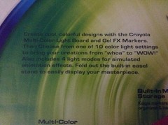 New Crayola Multi-Color Light Board W/ 10 Light Settings Ages 6 And Up