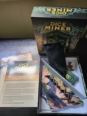 DICE MINER – Dice Drafting Game -ATLAS GAMES, 2022 – COMPLETE & Great Condition
