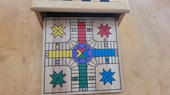Vintage Multiple Classic Ten Games Solid Wood Boards “Game House”