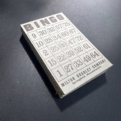 32 Vintage Milton Bradley Cardboard Bingo Cards Numbers