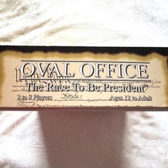 Vintage 1990s Oval Office Race To Be President Board Game New in Box
