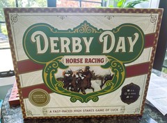 MINTY! Derby Day Horse Racing Wood Board Game 2018 Brybelly GGAM-1501