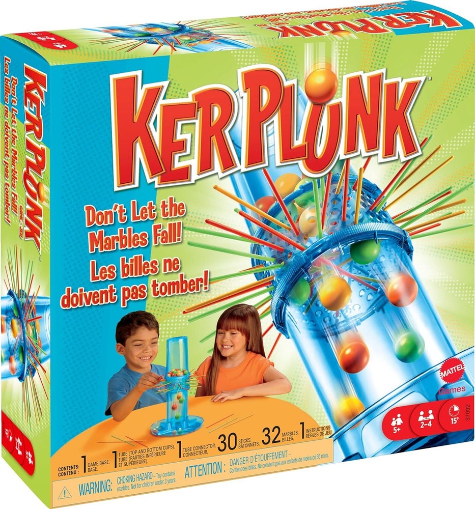 Ker Plunk Classic Tabletop Game for 2 to 4 Players Fun Family Game Night