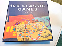 100 CLASSIC GAMES 2-6 PLAYERS AGES 6+ NEW & SEALED