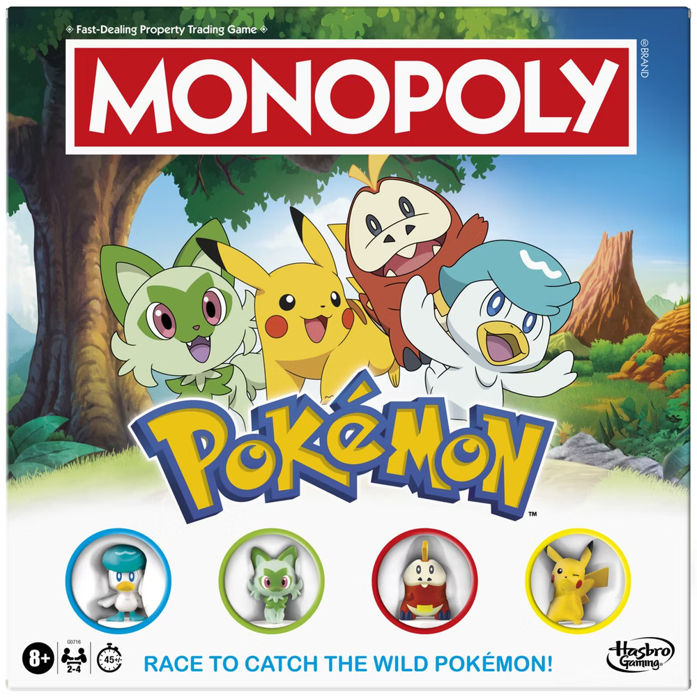 Monopoly Pokemon Board Game with Characters 2025 by Hasbro – NEW