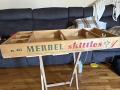 Merdel Skittles 401 Vintage Bowling Game ~ Board Only!!!