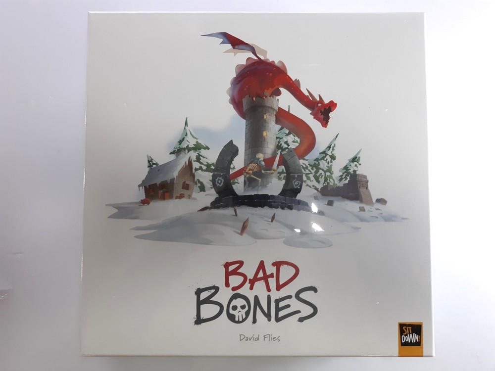 BAD BONES 2018 NEW Sit Down! / Dude Games 1-6 Players Weight 6 lbs Board Game SW