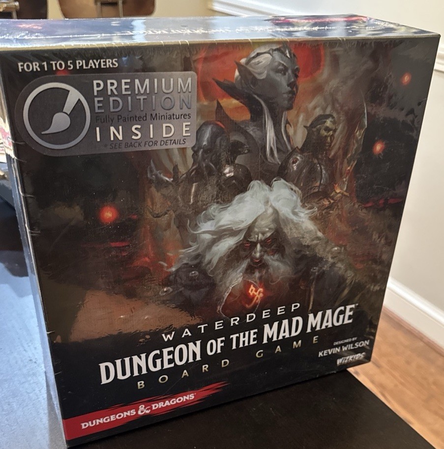 NEW Wizkids Dungeon Of The Mad Mage Premium Edition With Painted Miniatures D&D