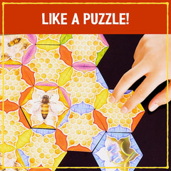 Grandpa Beck’s Games The Bears and The Bees | Strategic Tile Laying Card Game fo