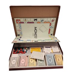 Vintage 1964 Monopoly Board Game Parker Brothers Red Box Complete MCM Classic