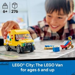 LEGO City Delivery Van Building Toy 60500 2 Minifigures Kids Ages 6+ Pretend