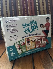 Shuffle Up! Soccer Fitness Game, 70 Skills, 14 Games-New