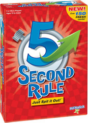 5 Second Rule Game – Simple Questions Card Game for Family Fun, Party, Kids, Tra