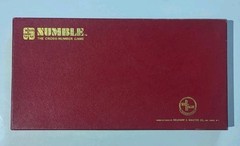 Vintage 1968 Numble The Cross Word Number Game, Selchow & Righter, Pre-Owned
