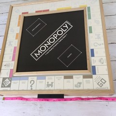 Monopoly Deluxe Edition with Luxury Wood Cabinet Maple Wood Gαme Company O/Box