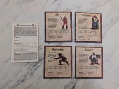 HEROQUEST GAME SYSTEM Milton Bradley 1990 – 100% Complete Damaged Box
