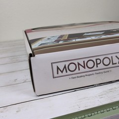 Monopoly Deluxe Edition with Luxury Wood Cabinet Maple Wood Gαme Company O/Box